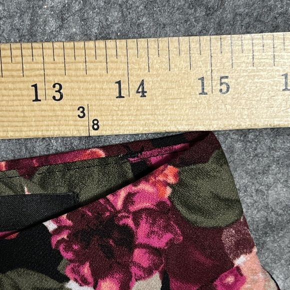 Banana Republic Pants Women's 4P Avery Allover Flower Print Cropped Multi - Picture 8 of 16